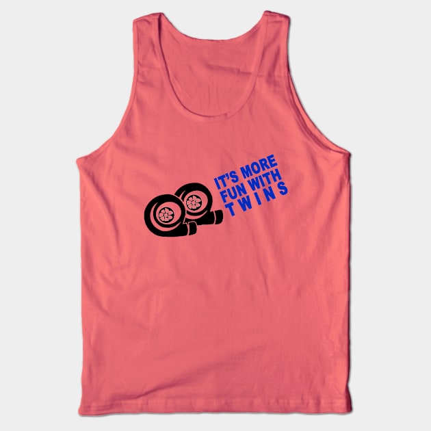 It's More Fun With Twins Tank Top by FanSwagUnltd